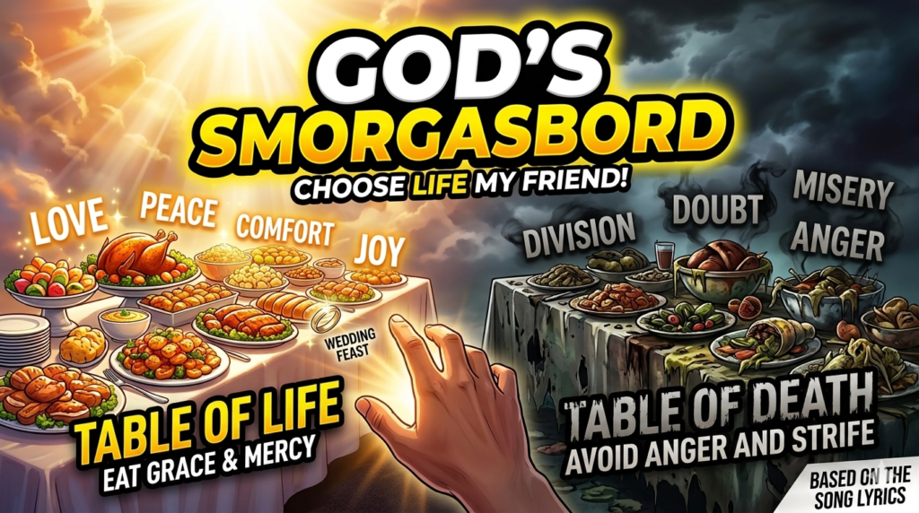  Listen to God's Smorgasbord lyrics and audio